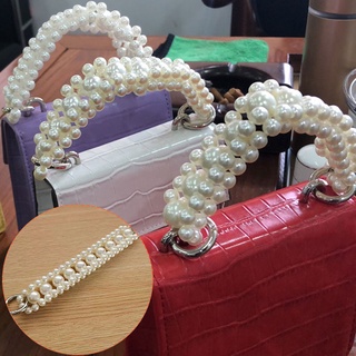 DDCCGGFASHION Bag Handbag Chain Imitation Pearl Handbag Chain Luggage Accessories Short Chain Decorative Chain