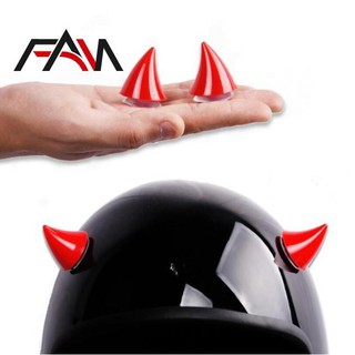 【Ready Stock】▣❄Fan 2PCS Motorcycle Helmet Corner Plastic Resilient Silicone Suction Cup Soft Horn De