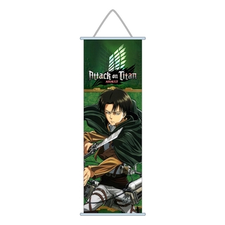 Attack On Titan Poster Painting Wall Decor Mikasa Eren Levi Rivaille Rival Ackerman Anime Hanging Home Gift