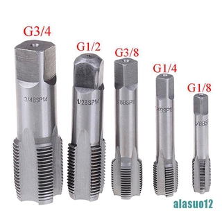 [alasuo12]G1/8 1/4 3/8 1/2 3/4 HSS Taper Pipe Tap BSP Metal Screw Thread Cutting Tool