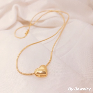 【BY】24k Thailand Gold Plated Heart Necklace!TH04#sell like hot cakes