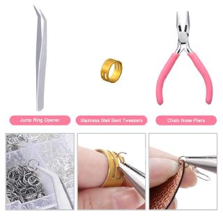 Ready stock 1128Pcs Earring Making Supplies Kit with Earring Hooks/Jump Rings/Pliers/Tweez0ers/Jump Ring Opener Jewelry DIY tools (4)