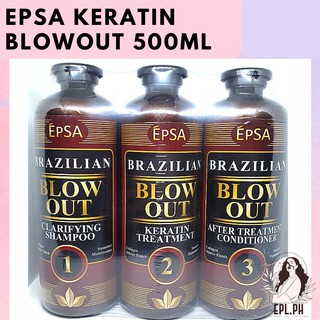 Epsa Brazilian blow out hair repair keratin ank 500ml*3