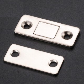 2pcs/Set Strong Door Closer Magnetic Door Catch Latch Door Magnet for Furniture Cabinet Cupboard with Screws Ultra Thin