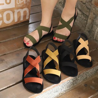 【cwa】Shoes Sandals for Women's Fashion Korean Flat Sandals (1)