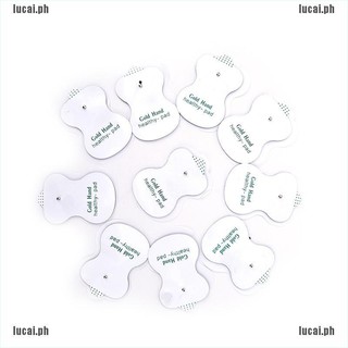 【lucai•COD】10Pcs Electrode Pads For Digital Therapy Machine Massager