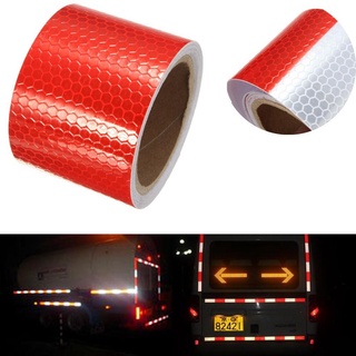 【Stock】 3M White/Red Reflective Safety Warning Conspicuity Tape Film