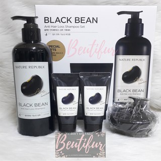 Nature Republic Black Bean Anti Hair Loss Shampoo Set