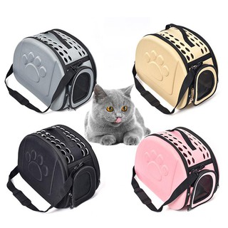 Dog Cat Carrier Cage Fashionable Breathable Foldable Pet Carrier Crossbody Bag Inqg