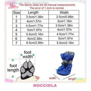 ☎▪4Pcs Dog Boots Shoes Anti Slip Waterproof (1)
