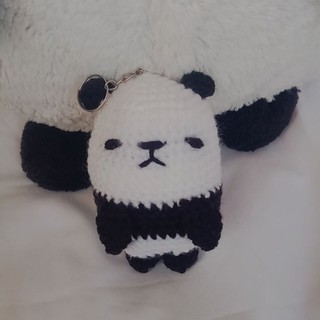 Crochet Panda Amigurumi Key chain