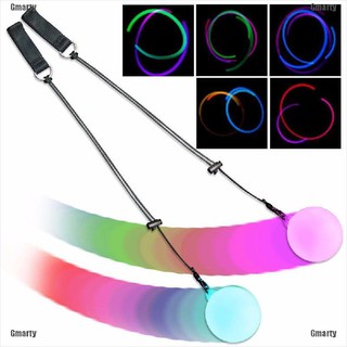Gmarty Pro LED Multi-Colored Glow POI Thrown Balls Light Up For Belly Dance Hand Props