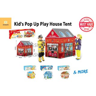 Kid's Pop Up PlayHouse Tent (Indoor & Outdoor)