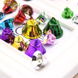 DARON Creative Christmas Bell Colorful Christmas Tree Small Bell Mini Party DIY Crafts Accessories Metal Decoration Christmas Pendant