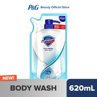 Safeguard Bodywash White 620ml Refill
