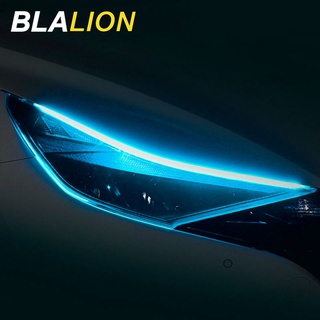 Flexible Car Led Light Strip Dual Color 30/45/60cm DRL LED Auto Headlight Surface Strip Tube Lamp