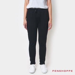 Penshoppe Jogger Pants For Women (Black/Sand)