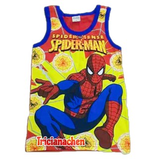 Sale! Spiderman Sando character Printed Top Sleeveless Kidswear for Boy #TRICIANACHEN