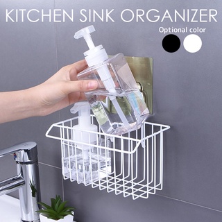 Kitchen Sponge Holder Sink Caddy Organizer Dish Brush Soap Dishwashing Liquid Drainer Rack Draining