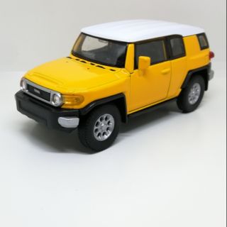 1/38 Toyota FJ Cruiser Diecast Scale Model Toy Car Yellow