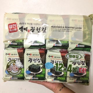 Baekje Gwancheonkim/ Seaweed/ Nori Snack by 16s