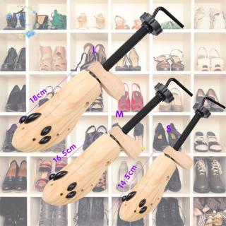 SQ❤Professional Men Women Wooden Adjustable 2-Way Shoe Holder Stretcher Shaper Tree
