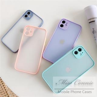 Candy Color Phone Case iPhone 6s 6 7 8 Plus iPhone SE 2020 11 Pro Max XR X XS MAX iPhone 12 Pro Max Matte Macaron Camera Protection Cover