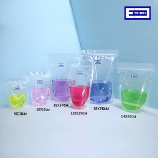 Clear Ziplock Stand up Pouch 100/50pcs Resealable