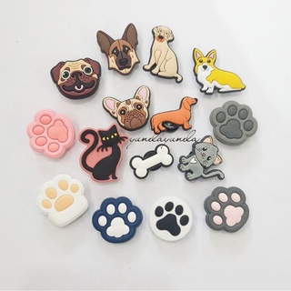 Shoe Charms Clogs Pins Accessory jibbitz Dogs Cats and Paw Prints