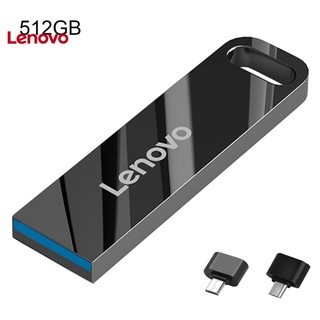 Lenovo U Disk 512GB/1TB/2TB Waterproof Long Metal USB Flash Disk Pen Drive Computer Accessories