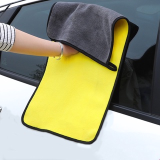 Car Wash Microfiber Towel Super Absorbent Thick Car Wash Towel Auto Cleaning Drying Cloth Hemming