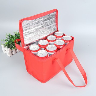 Hand-held Non-woven Thermal Insulated Cooler Extra Large Food Pack bag