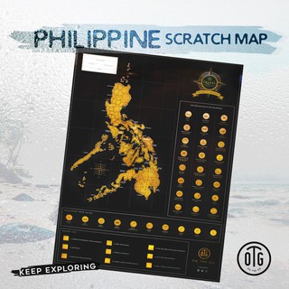 Mystiq Wonders of the Philippines Travel Scratch Map