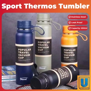 Sport Bottle Stainless Steel Thermos Vacuum Tumbler 650ML