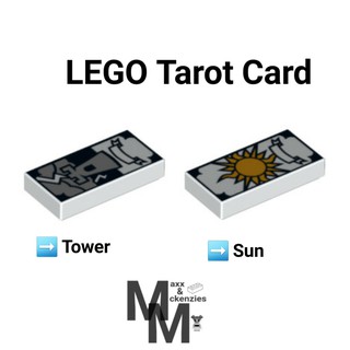 Tile 1 x 2 Tarot Card LEGO Printed Tile