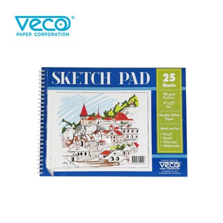 Veco Sketch Pad 9x12 25's (1pc)