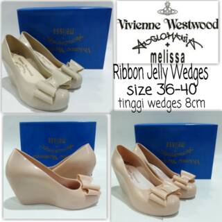 Jelly ribbon wedges Shoes