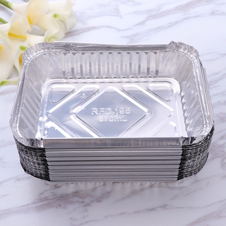 30pcs 570ml Disposable BBQ Drip Pan Tray Aluminum Foil Tin Liners for Grease Catch Pans Replacement (9)