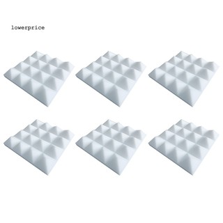 [Available!!!]LP❀6Pcs 25x25x5cm Pyramid Studio Acoustic Panel Tile Soundproof Foam Cushion Pad-Sound-absorbing sponge (9)