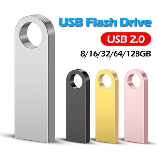 USB Flash Drive Waterproof Metal Memory Unit 2.0 32GB 128GB 16GB 8GB High Speed USB Memory Disk