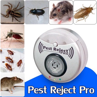 TV0175 Pest Reject Pro Ultrasonic Repeller Home Bed Bug Mites Roaches Spider EU PlugIn stock