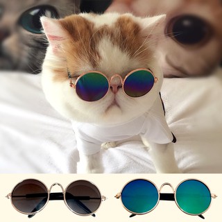 Cute Pet Cat Glasses UV Sunglasses Protection Eye Wear Funny Kitty Kitten Toys
