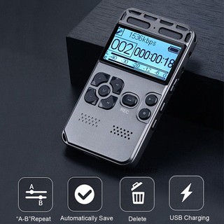 64G LCD Digital Audio Sound Voice Recorder dictaphone MP3 Player