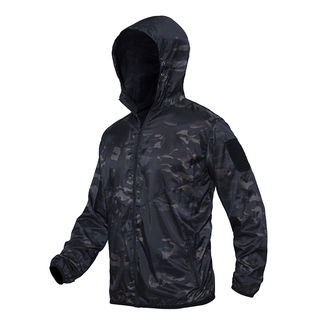 Men's Summer Waterproof Tactical Jacket Breathable Thin Raincoat Military Thin Windbreaker Army Skin