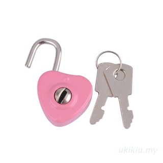 UKI Metal Mini Padlock Small Luggage Box Key Lock with Key Bag Suitcase Decor Accessories