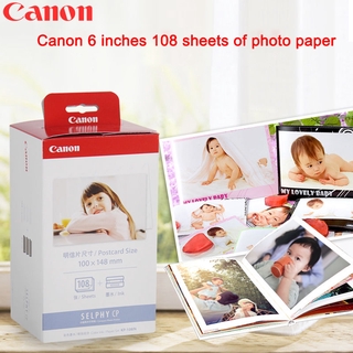 Canon KP108 6-inch 4x6 Selphy CP1300/1200/910/1000/820 Thermal Sublimation Printer Postcard Photo Paper