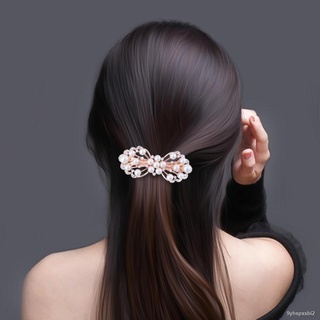 ☊♕✑Bow hair clip back head hair accessories spring clip top clip Korean hairpin headdress clip horiz (5)