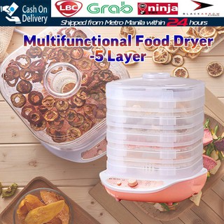 5 Layers Multifunctional Food Dryer Fruit Vegetables Herb Meat Dehydrated Food Dehydrator (1)