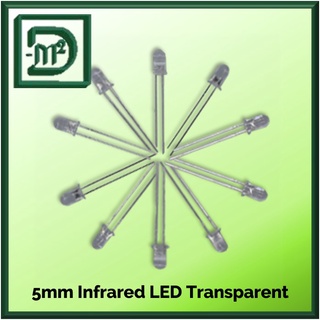 ❧☃LED 5mm Infrared Transmitter Clear (10pcs)