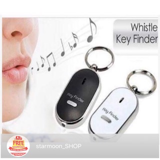 LED Anti-Lost Key Finder Find Locator Whistle Control Torch